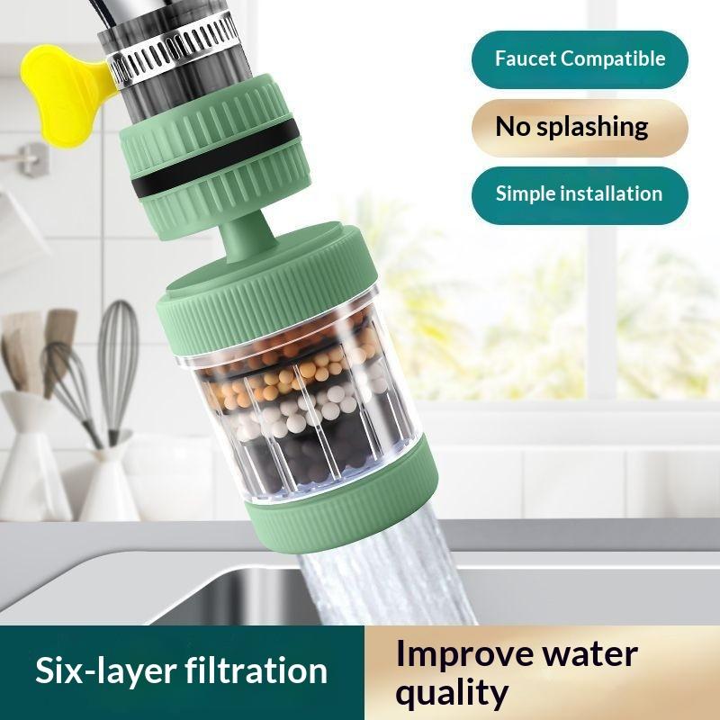 Water Filter Cartridge - Water Faucet Filter for Kitchen, Multi-Stage