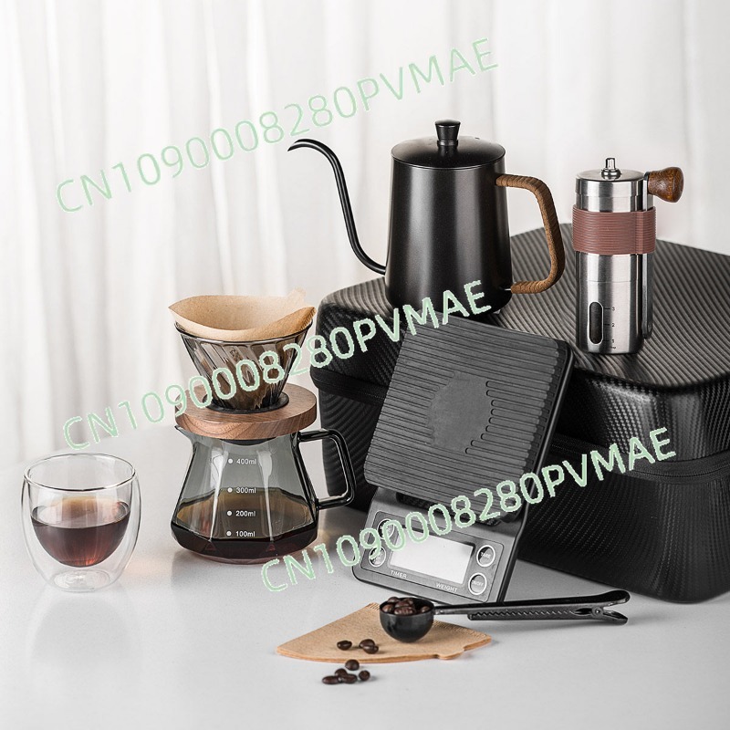 Coffee Equipment Gift - Hand pour-over coffee set outdoor camping