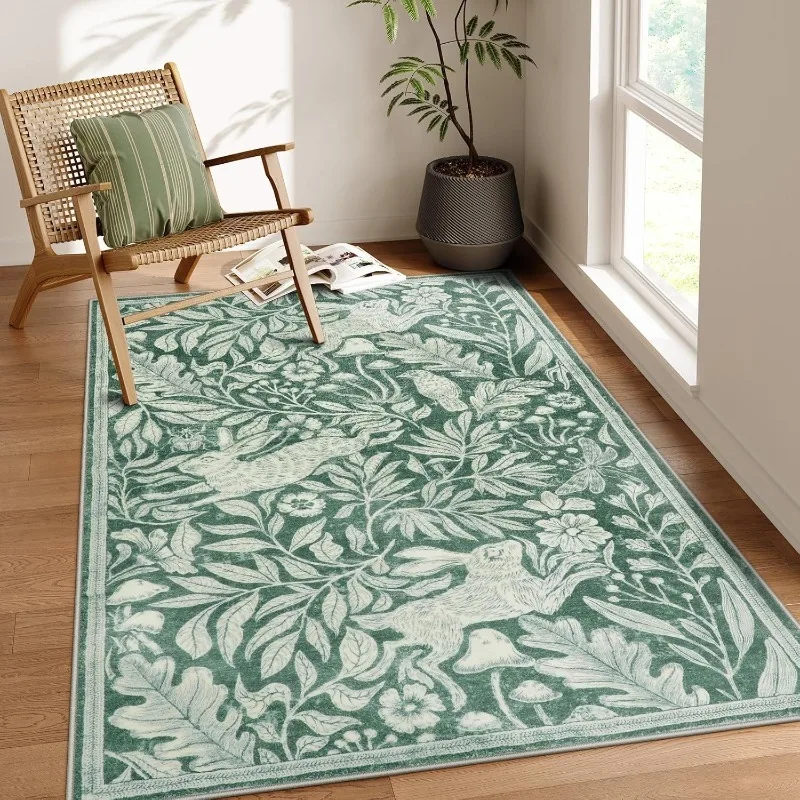 Coffee Equipment At Home - Living Room Carpet Soft Washable Rugs