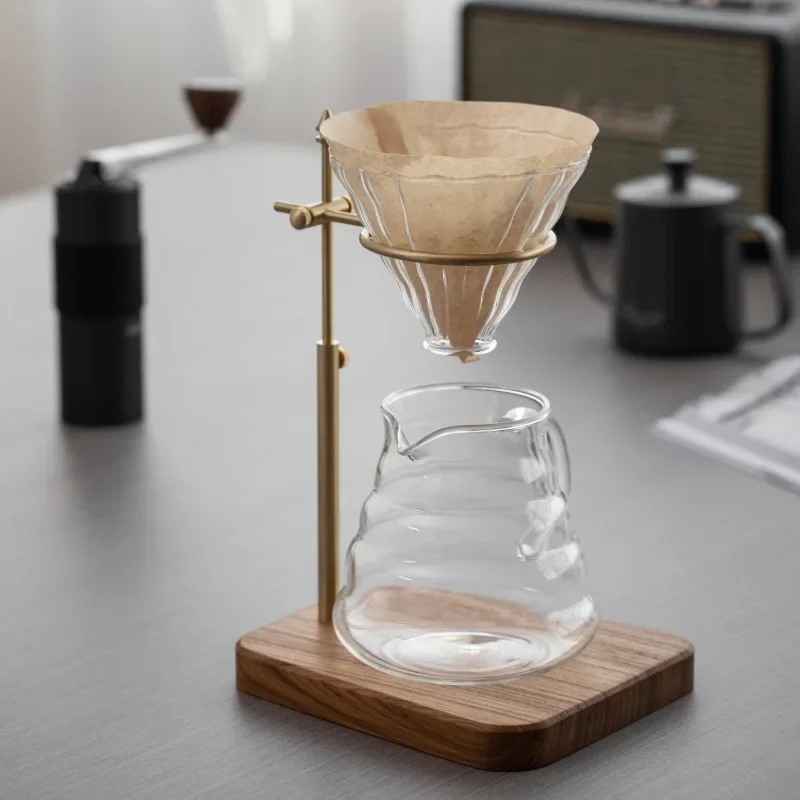 HeMu Solid Wood Brass Hand Bre - Coffee Equipment Filter recension och pris