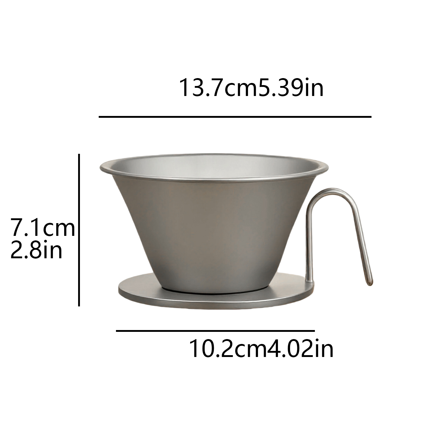 Pure Titanium Coffee Filter Cu - Coffee Equipment Filter recension och pris