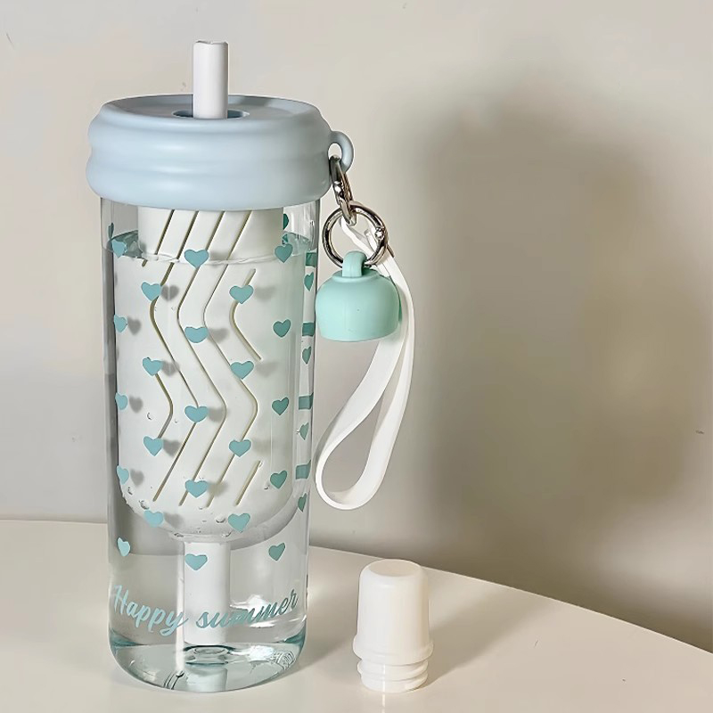 650ml Cute Hearts Water Bottle - Coffee Equipment Filter recension och pris