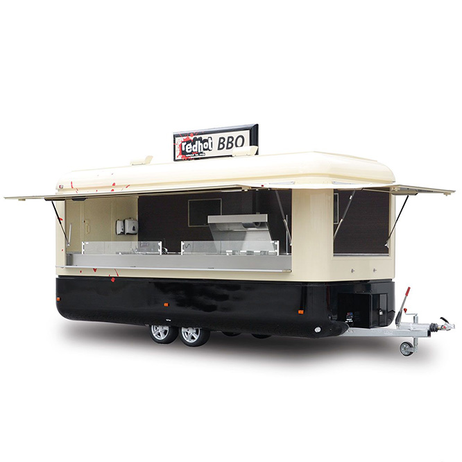 BBQ Concession Trailer Fully E - Coffee Equipment For Coffee Shop recension och pris