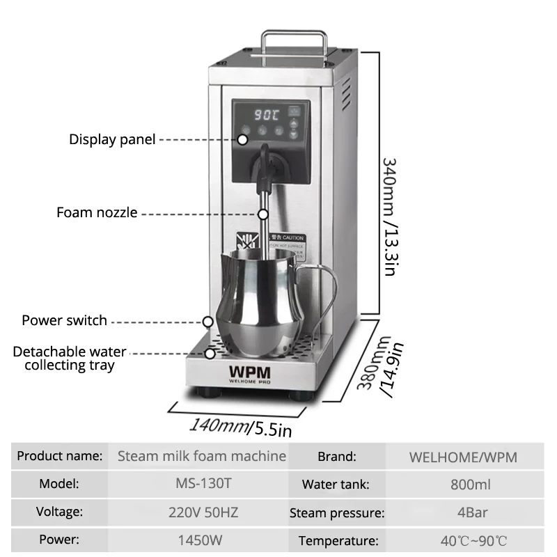 Boiling Water Machine Milk Bub - Coffee Equipment For Coffee Shop recension och pris