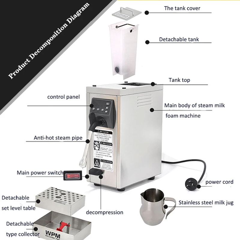 Boiling Water Machine Milk Bub - Coffee Equipment For Coffee Shop recension och pris