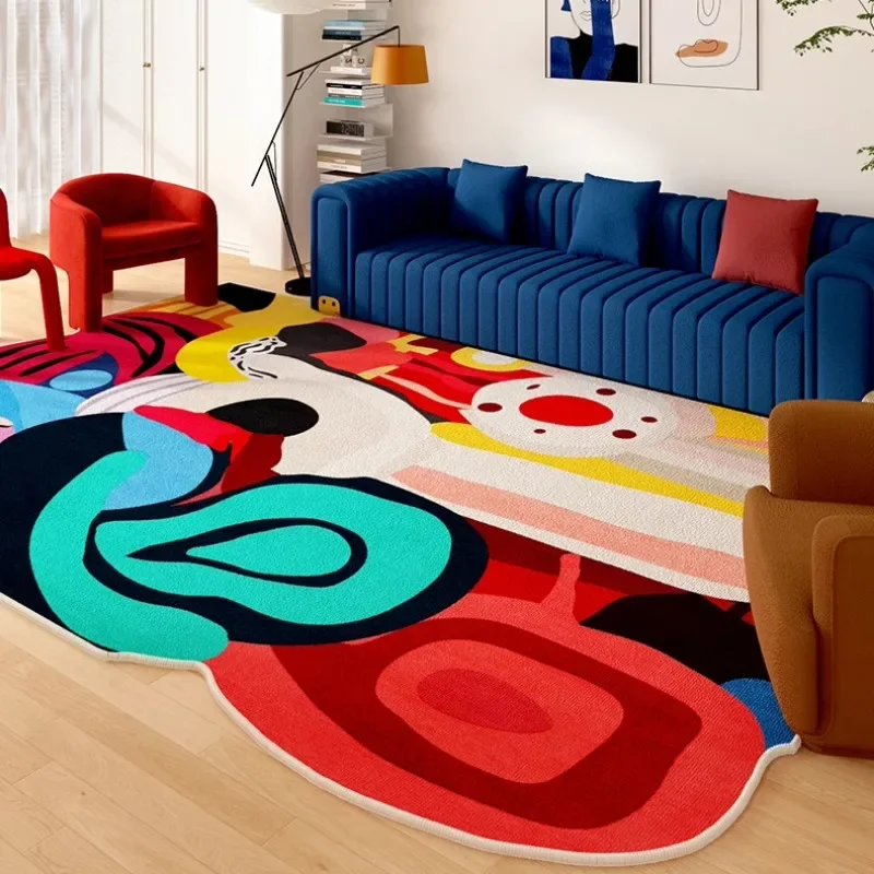 Living Room Carpet Art Irregul - Coffee Equipment At Home recension och pris