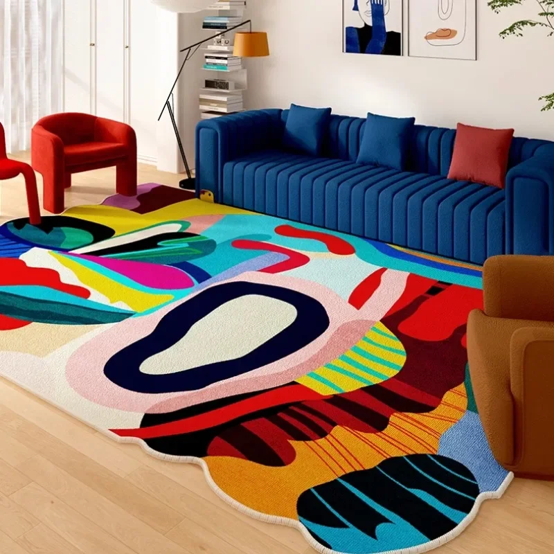 Living Room Carpet Art Irregul - Coffee Equipment At Home recension och pris