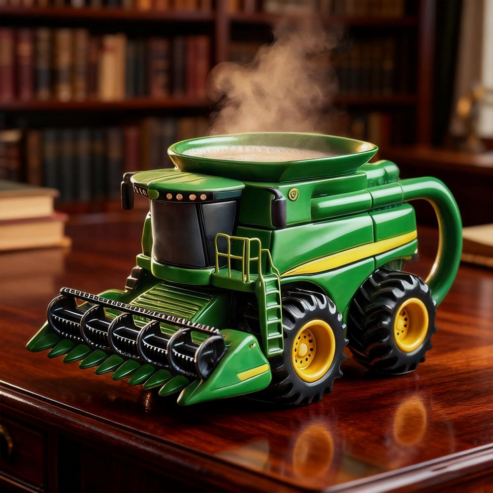 Handcrafted Tractor Coffee Mug - Coffee Equipment Gift recension och pris