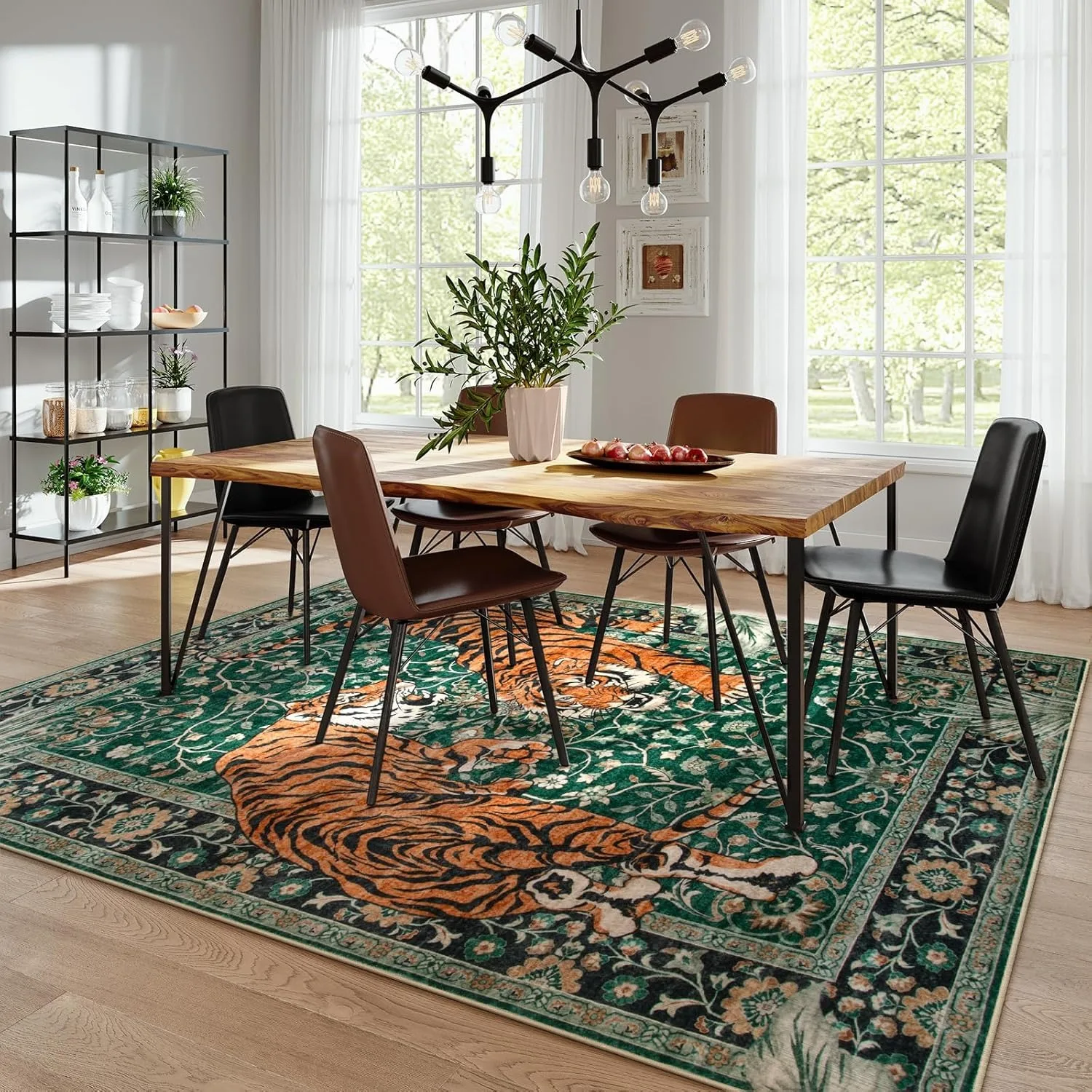 Jungle Tiger Rug for Living Ro - Coffee Equipment At Home recension och pris