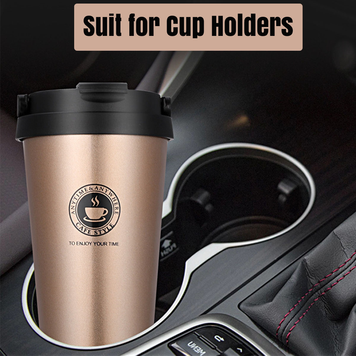 Insulated Travel Coffee Mug 16 - Coffee Equipment Gift recension och pris